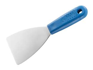 Spatola con manico in plastica angoli tondi acciaio inox per stucco - mm.100 - 54289 - Nessuna Descrizione per questo prodotto